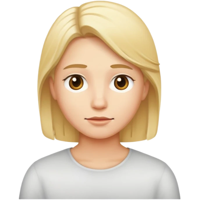 Chat blond emoji