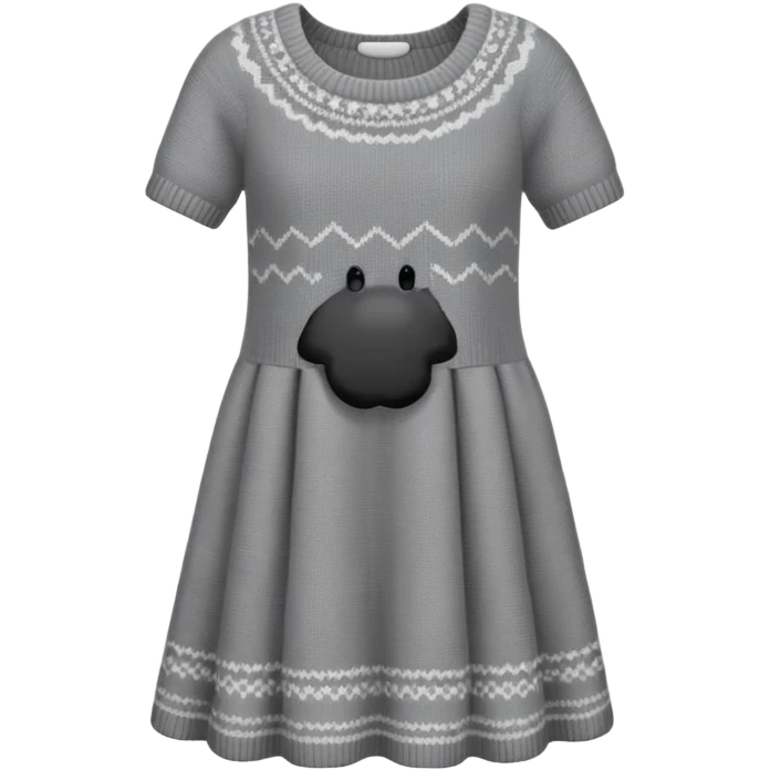 wool dress emoji