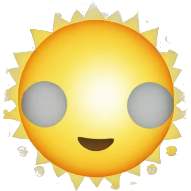 Solar eclipse  emoji