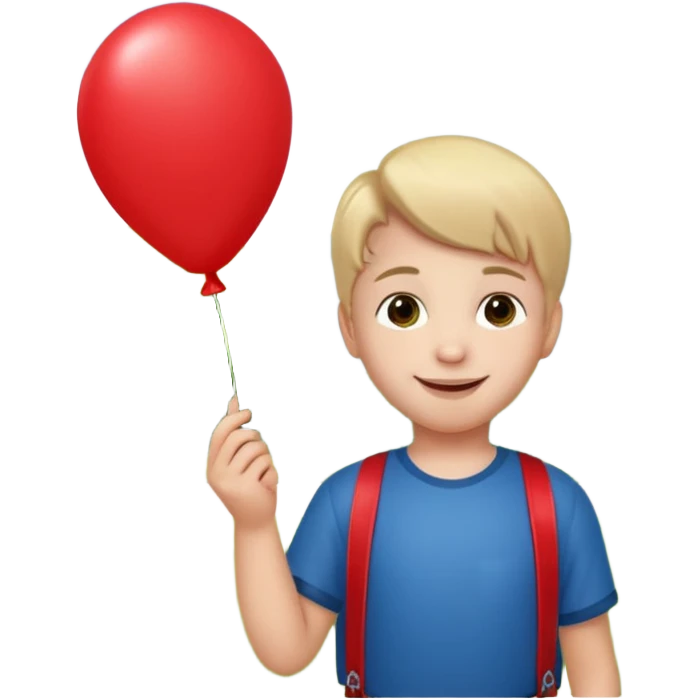 Child + balloon, Park Visitor. emoji