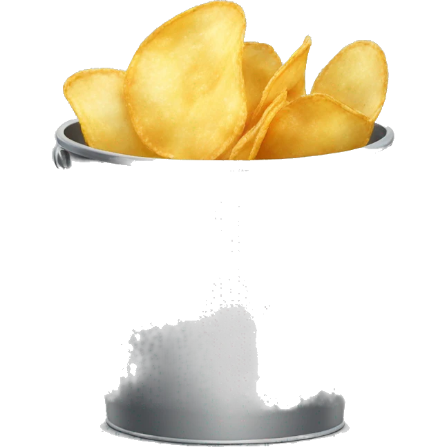 potato chips in bucket emoji