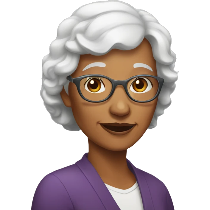 elder millenial woman emoji