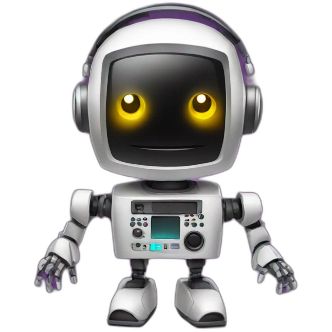 DJ robot emoji