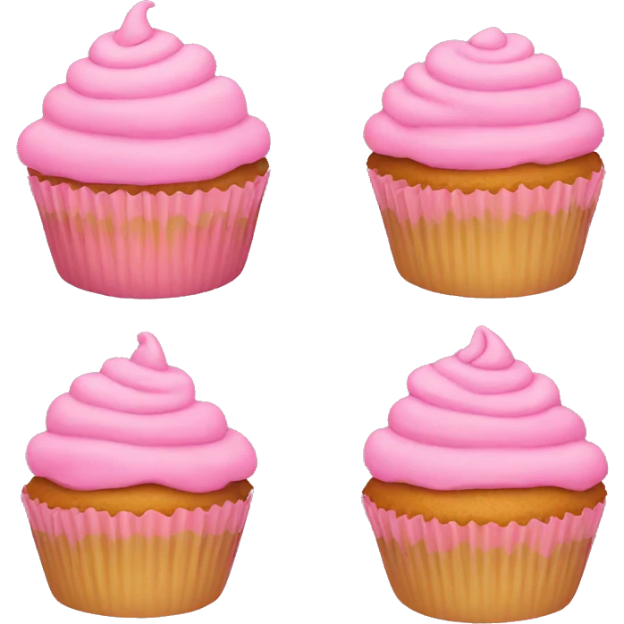pink cupcake  emoji