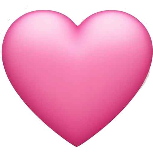 Pink heart emoji