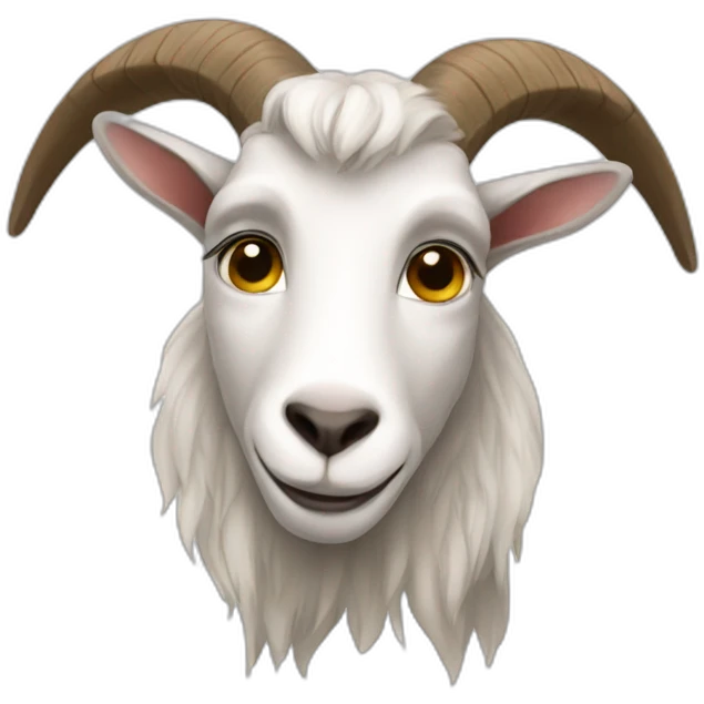 Goat human emoji