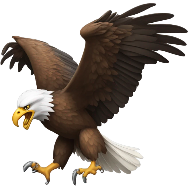 Eagle carrying a ram emoji