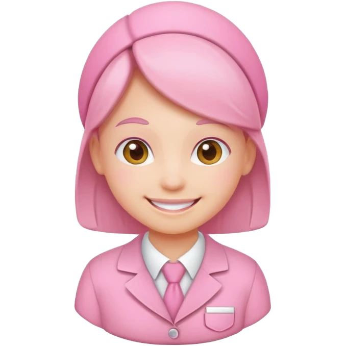 pink employee icon emoji