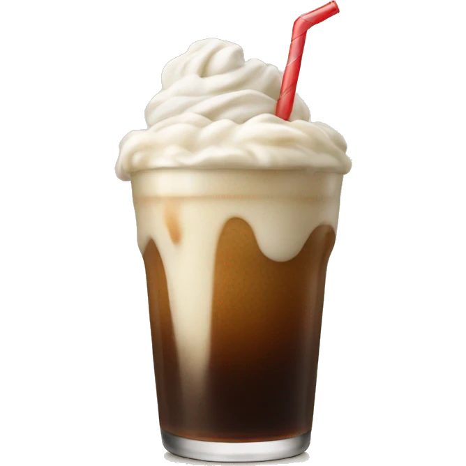 Rootbeer float emoji