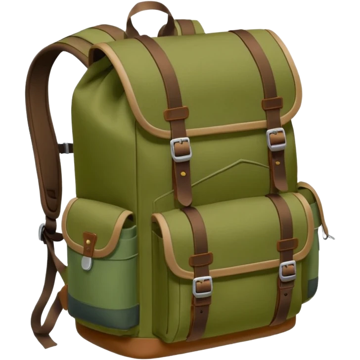 Hiking backpack with chest strap emoji