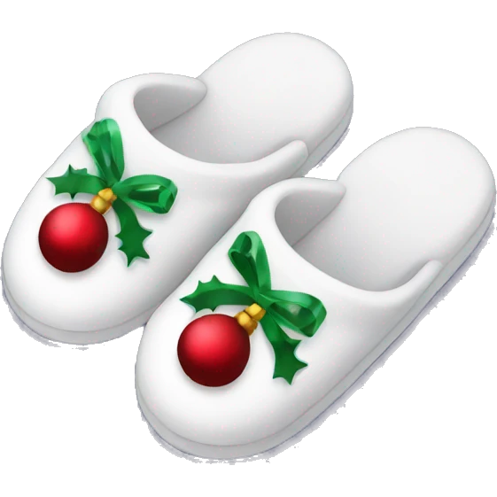 Christmas slippers emoji