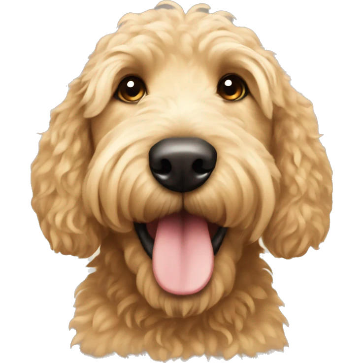 Golden doodle emoji