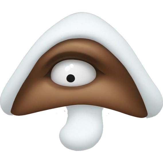 Nose sniffing sugar emoji