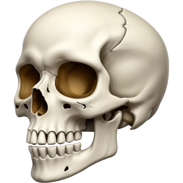 Skull to the side emoji