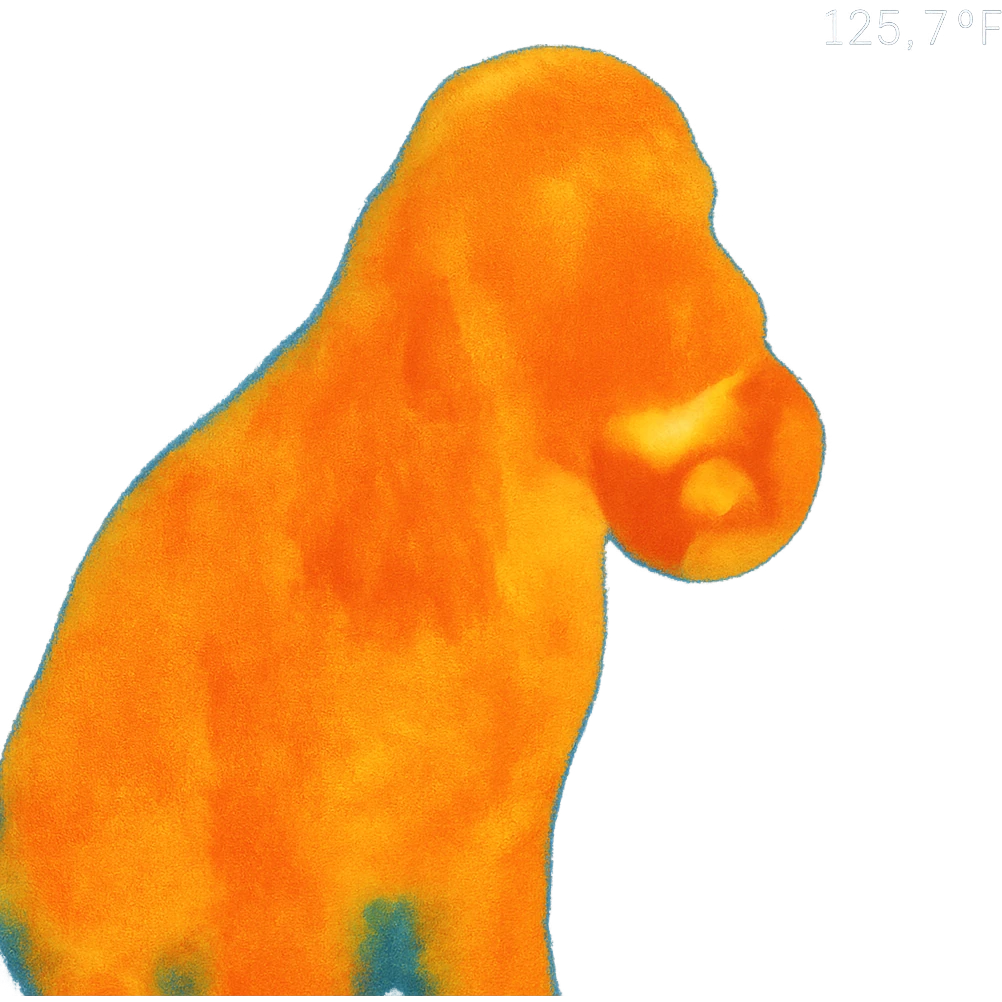 Russian Cocker Spaniel with a Poké Ball in its mouth emoji