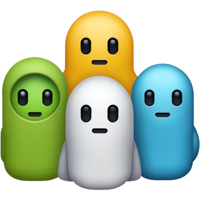 Among us in the style from the exact game  emoji
