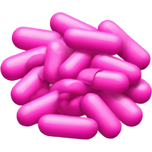 pink pills emoji