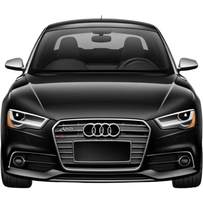 Audi Black Car   emoji