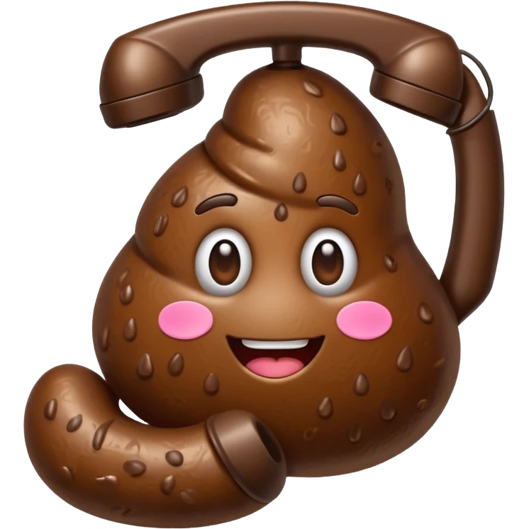 poop phone emoji