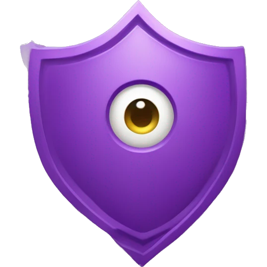 moderator shield purple with eyes emoji