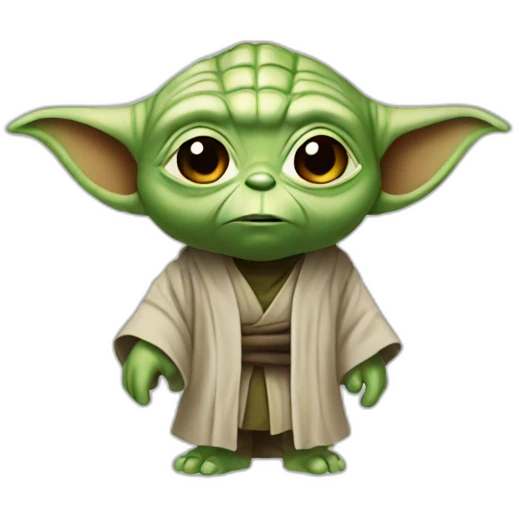 Yoda cute emoji