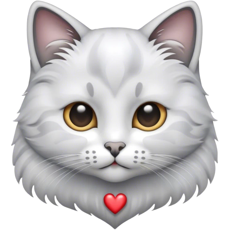 chat forme de coeur emoji