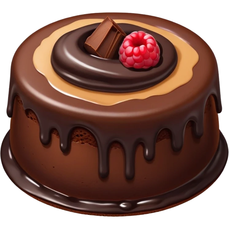 Choco lava cake emoji