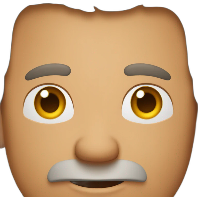 a man in his 50s receeding brown hair smiling  emoji