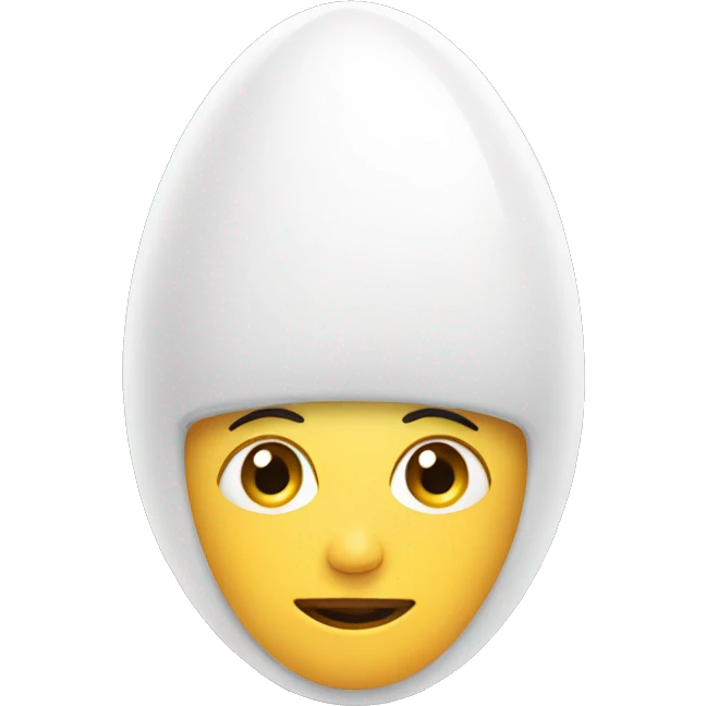 egg on her head emoji