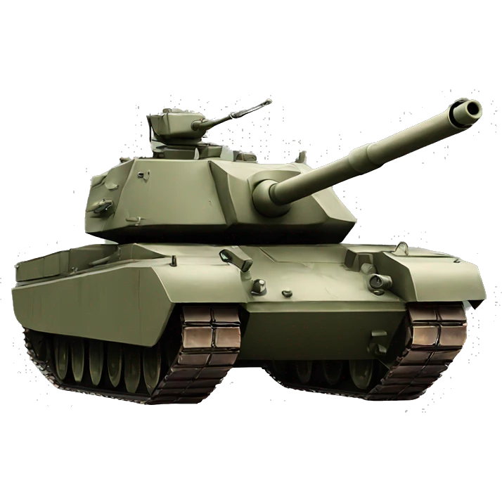 Military tank emoji