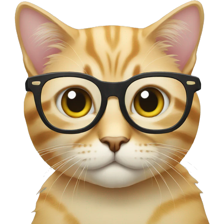 cat glasses emoji