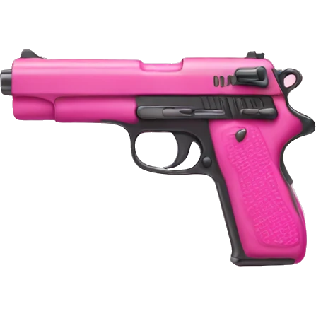 Pink gun  emoji