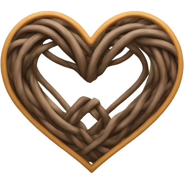 Heart with initials A.P. + M.Q. emoji