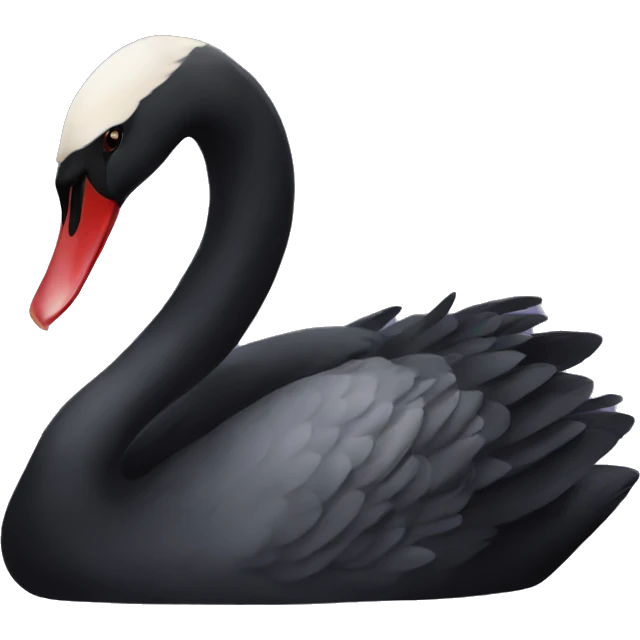 Black swan emoji