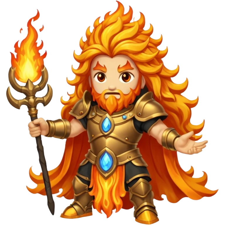 Fire god emoji