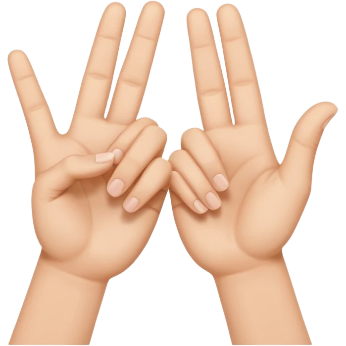 i would like two hands doing the JUL sign  emoji