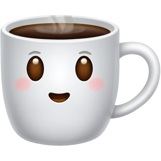 A lucky coffee emoji