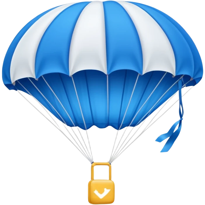 parachute emoji