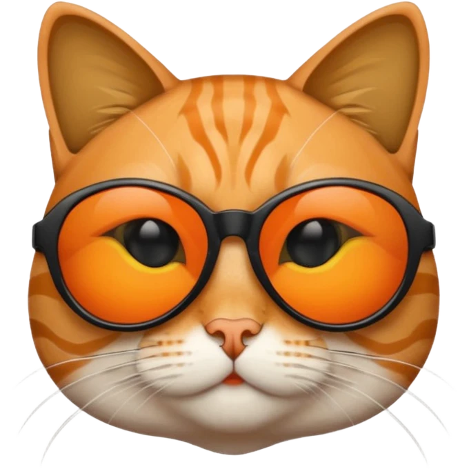 Cat wearing sunglasses emoji