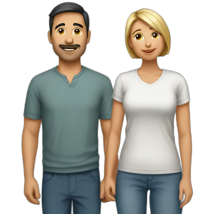 pareja mayores emoji