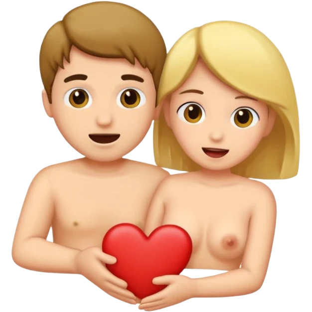 Boy and girl having sex emoji