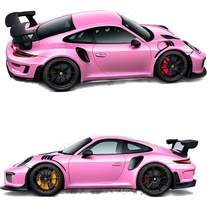 pink 911 gt3 rs emoji