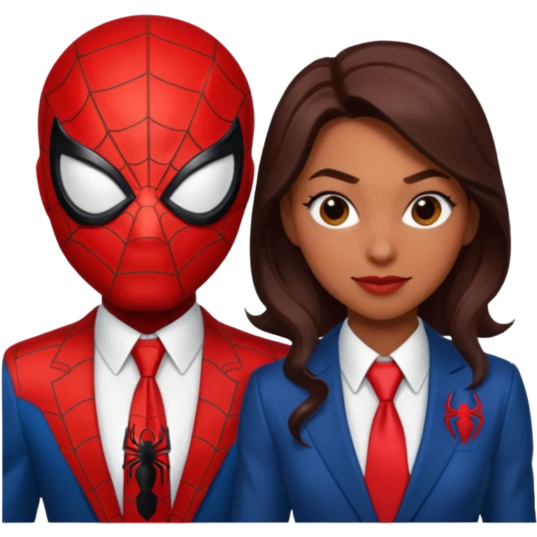 spider man and spider women emoji
