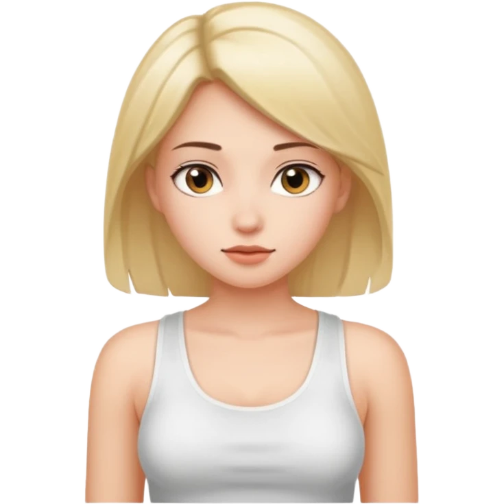 Girl with boobies emoji