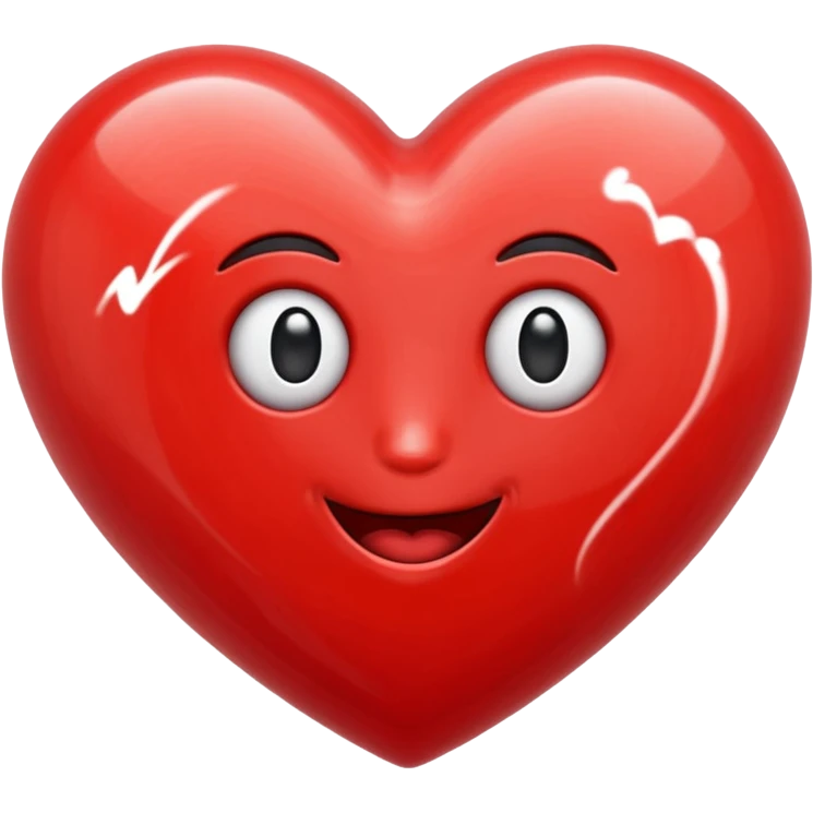 Crazy heart emoji