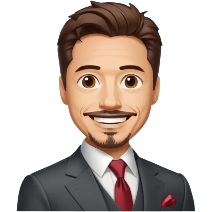 happy tony stark emoji