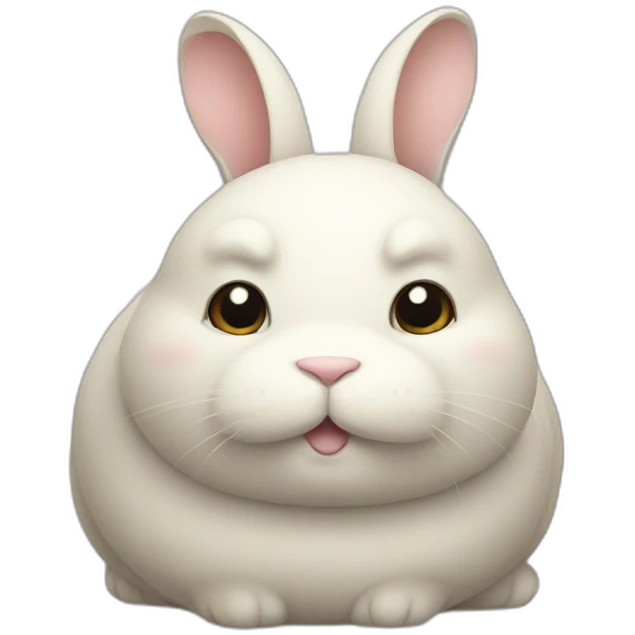 Fat bunny emoji