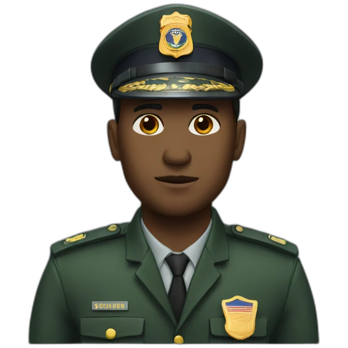 male border protection officer emoji