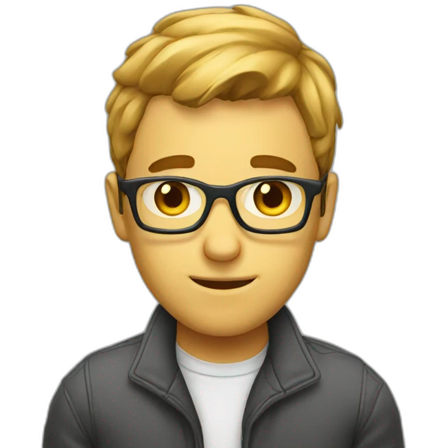 A dumb programmer emoji