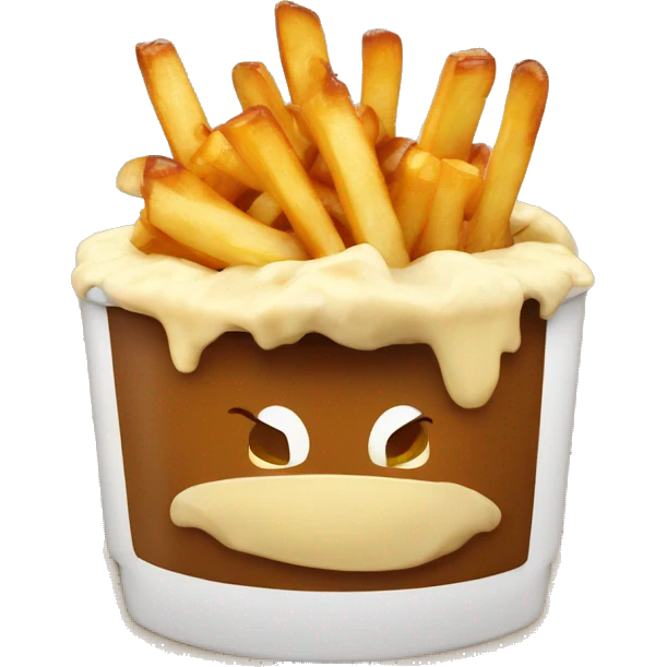 poutine qui mange unepoutine emoji